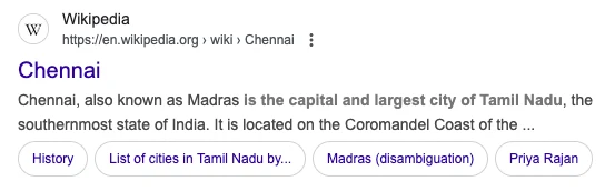 chennai